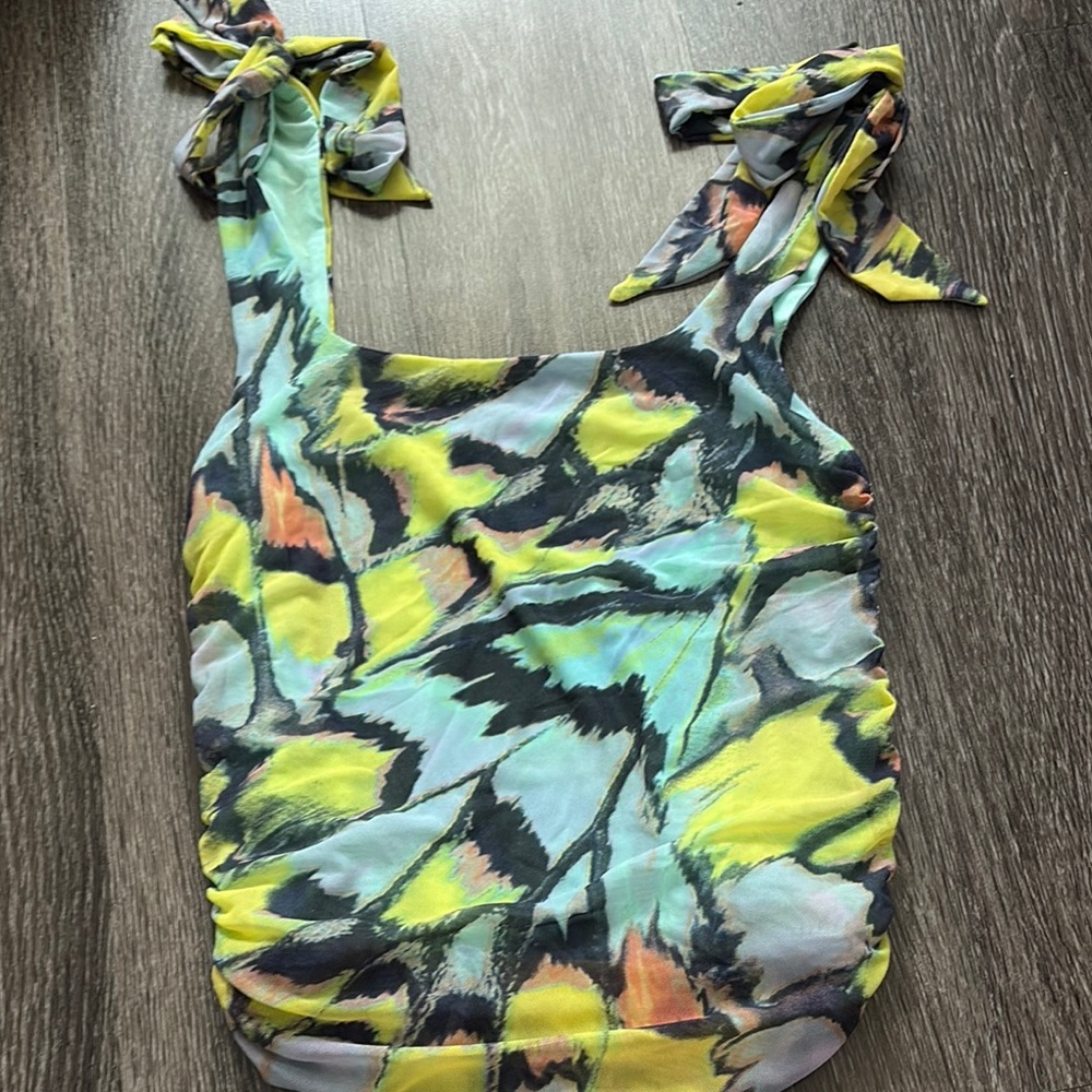 Free People mesh tank top